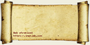 Jelisaveta Simjanović vizit kartica